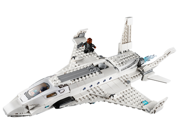  «Конструктор LEGO Реактивний літак Старка і атака дрона 504 деталі (76130)», бренду LEGO - фото №4 - мініатюра