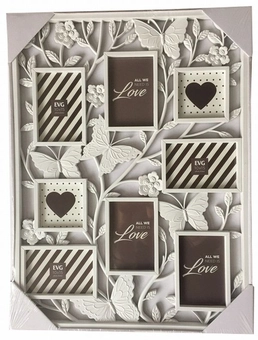 «Мультирамка EVG FRESH 8139 White Collage 8 (6441030)», бренда EVG - фото №1 - миниатюра