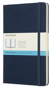  «Блокнот Moleskine Classic средний точка сапфир (QP066B20)», бренда Moleskine - фото №1 - миниатюра