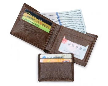 «Портмоне шкіряне коричневе Tiding Bag (8015-3B)», brand Tiding Bag / Tiding Bag / - фото №7 - миниатюра