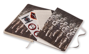  «Записная книжка Moleskine Star Wars VII средняя в линию белая (LESW7AQP060)», бренда Moleskine - фото №5 - миниатюра