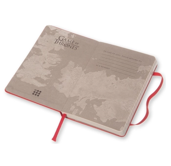  «Блокнот Moleskine Game of Thrones карманный линейка красный (LEGTMM710)», бренда Moleskine - фото №3 - миниатюра