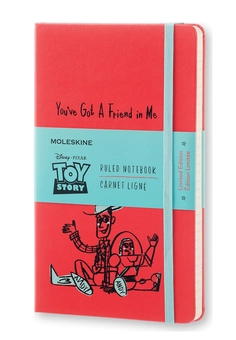  «Блокнот Moleskine Toy Story средний линейка красный (LETSQP060)», бренда Moleskine - фото №2 - миниатюра