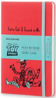  «Блокнот Moleskine Toy Story средний линейка красный (LETSQP060)», бренда Moleskine - фото №1 - миниатюра