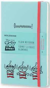  «Блокнот Moleskine Toy Story средний нелинованный голубой (LETSQP062)», бренда Moleskine - фото №1 - миниатюра