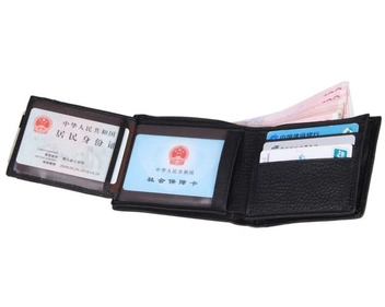 «Портмоне шкіряне чорне Tiding Bag (8055A)», бренду Tiding Bag - фото №8 - мініатюра
