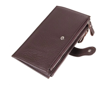 «Портмоне шкіряне коричневе Tiding Bag (8057C)», бренду Tiding Bag - фото №4 - мініатюра