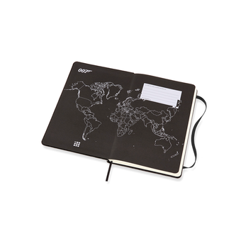  «Записная книга Moleskine James Bond в линию карбон (LEJBQP060A)», бренда Moleskine - фото №4 - миниатюра
