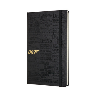  «Записная книга Moleskine James Bond в линию титры (LEJBQP060B)», бренда Moleskine - фото №3 - миниатюра