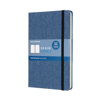  «Записная книга Moleskine Denim в линию антверпен синий (LCDNB2QP060)», бренда Moleskine - фото №2 - миниатюра