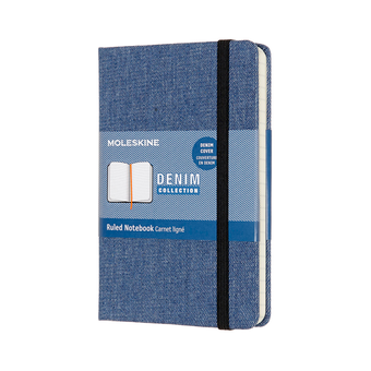 «Карманная записная книга Moleskine Denim в линию антверпен синий (LCDNB2MM710)», бренда Moleskine - фото №2 - миниатюра
