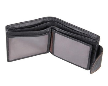«Портмоне шкіряне чорне Tiding Bag (8060A)», бренду Tiding Bag - фото №6 - мініатюра