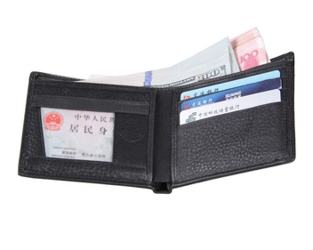 «Портмоне шкіряне чорне Tiding Bag (8062A)», бренду Tiding Bag - фото №6 - мініатюра