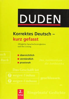 Паперова книга «Duden, Korrektes Deutsch - kurz gefasst » - фото №1 - мініатюра