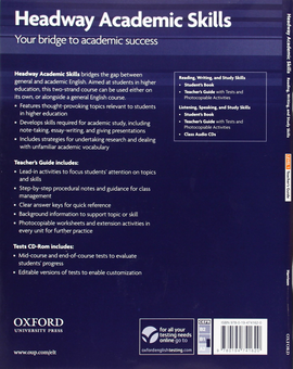 Паперова книга «Headway Academic Skills 1. Reading, Writing, and Study Skills. Teacher's Guide», автор Річард Харрісон - фото №2 - мініатюра