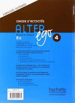 Паперова книга «Alter Ego: Niveau 4: Cahier d'activités», автор Енні Бертет - фото №3 - мініатюра