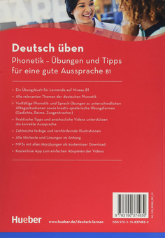 Бумажная книга «Deutsch üben- Phonetik - Übungen und Tipps für eine gute Aussprache B1», автор Даниэла Нибиш - фото №2 - миниатюра