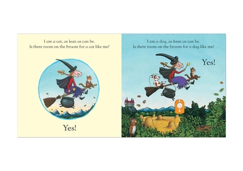 Бумажная книга «Room on the Broom: A Push, Pull and Slide Book», автор Джулия Дональдсон - фото №2 - миниатюра