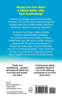 Паперова книга «How to Turn Down a Billion Dollars: The Snapchat Story», автор Біллі Галлахер - фото №2 - мініатюра