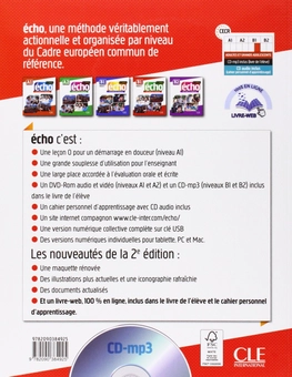 Паперова книга «Echo B1.2. 2eme édition», автор Джекі Жирарде - фото №2 - мініатюра
