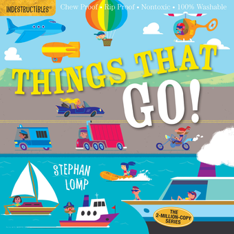 Паперова книга «Indestructibles. Things That Go!» - фото №1 - мініатюра