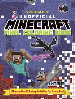 Бумажная книга «The Unofficial Minecraft Pixel Coloring Book. Volume 2» - фото №1 - миниатюра