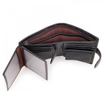 «Портмоне шкіряне чорне Tiding Bag (8129A)», бренду Tiding Bag - фото №8 - мініатюра