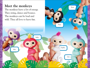 Бумажная книга «Fingerlings Monkey Mischief », автор Тори Косара - фото №5 - миниатюра