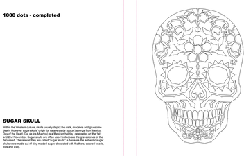 Паперова книга «Extreme Dot-to-dot - Day of the Dead: Create a Masterpiece, Line by Line» - фото №4 - мініатюра