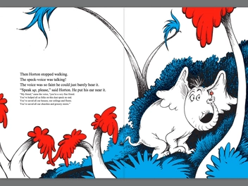 Паперова книга «Horton Hears a Who», автор Доктор Сьюз - фото №3 - мініатюра
