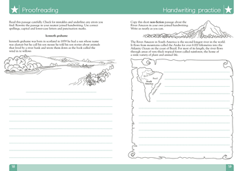 Бумажная книга «Handwriting Made Easy Ages 7-11 Key Stage 2 Advanced Writing», автор Кэрол Вордерман - фото №4 - миниатюра