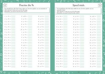 Бумажная книга «Maths Made Easy Times Tables Ages 7-11 Key Stage 2», автор Кэрол Вордерман - фото №2 - миниатюра