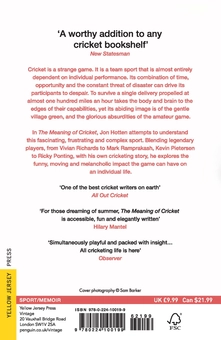 Паперова книга «The Meaning of Cricket», автор Джон Готтен - фото №2 - мініатюра