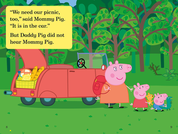 Паперова книга «Ladybird Readers. Level 2. Peppa Pig: Going on a Picnic» - фото №2 - мініатюра