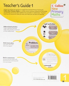 Паперова книга «Collins New Primary Maths. Teacher's Guide 1», автор Пітер Кларксон - фото №2 - мініатюра