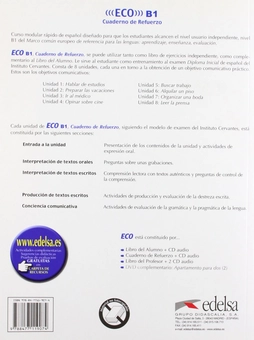 Паперова книга «ECO B1. Cuaderno de refuerzo (+ CD)», автор Альфредо Гонсалес Эрмосо - фото №2 - мініатюра