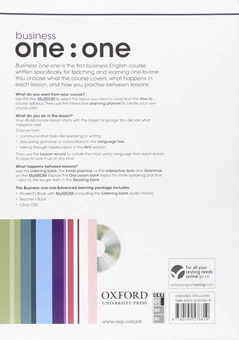 Бумажная книга «Business one:one Advanced: Student's Book and MultiROM Pack», автор Рэйчел Эпплби - фото №2 - миниатюра