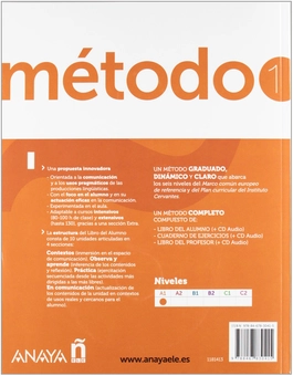Бумажная книга «Metodo 1 Libro del alumno with Audio CDs (2)» - фото №2 - миниатюра