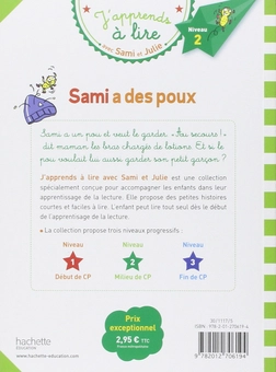 Бумажная книга «Sami et Julie CP: Niveau 2: Sami a des poux», автор Léo Lamarche - фото №2 - миниатюра