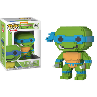 «Коллекционная фигурка Funko Pop! Pop Animation 8-Bit Teenage Mutant Ninja Turtles Леонардо (FK22981)», бренда Funko Pop - фото №2 - миниатюра