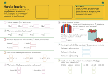 Бумажная книга «10 Minutes a Day Fractions», автор Кэрол Вордерман - фото №3 - миниатюра