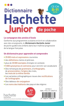 Паперова книга «Dictionnaire Hachette Junior Poche» - фото №2 - мініатюра