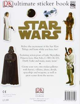 Паперова книга «Star Wars. Classic Ultimate Sticker Book», автор Ребекка Сміт-Орлін - фото №2 - мініатюра