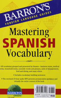 Бумажная книга «Mastering Spanish Vocabulary with Audio MP3», автор Хосе Мария Наварро - фото №2 - миниатюра