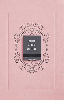 Паперова книга «Burn After Writing», автор Шерон Джонс - фото №1 - мініатюра