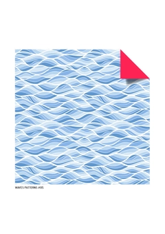 Бумажная книга «Origami Paper. Wave Patterns. 48 Sheets» - фото №2 - миниатюра