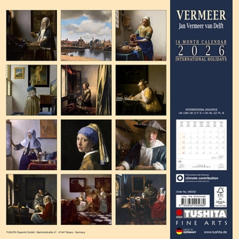Бумажная книга «Jan Vermeer2026» - фото №2 - миниатюра