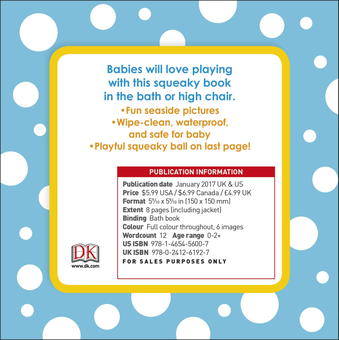 Бумажная книга «Squeaky Baby Bath Book. At The Beach» - фото №3 - миниатюра