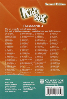 Паперова книга «Kid's Box Level 3 Flashcards», автор Керолайн Ніксон - фото №2 - мініатюра