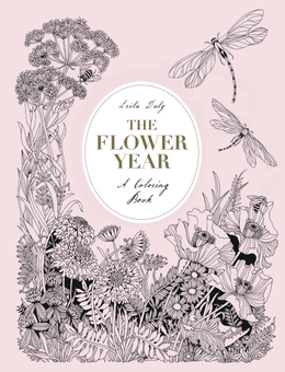 Бумажная книга «The Flower Year.  A Colouring Book», автор Лейла Дьюли - фото №1 - миниатюра